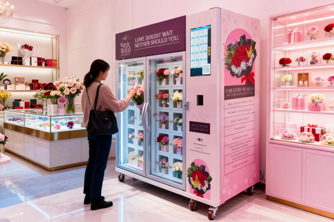 WEIMI Flower Vending Machines offer low-risk, high-flexibility ROI with fast payback, low operating costs, and the ability to capture sales missed by traditional shops, increasing margins over time.