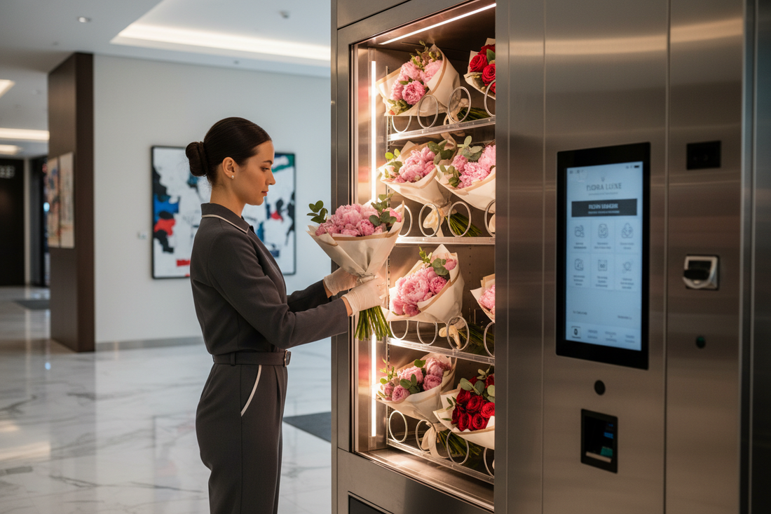 Daily Restocking Workflow for a Flower Vending Machine