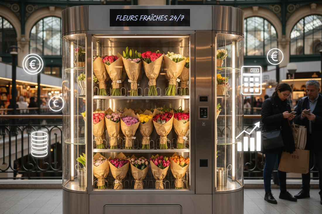 Distributeur de fleurs rentable : calculer les vrais coûts