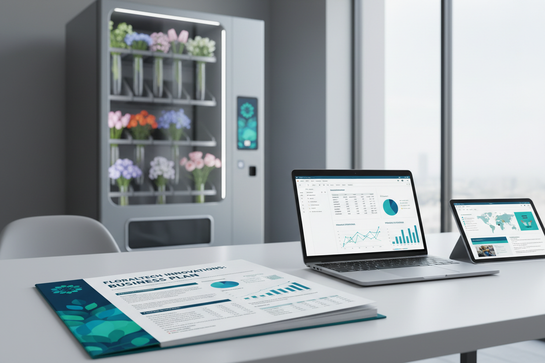Flower Vending Machine Business Plan: Template, Budget and Milestones