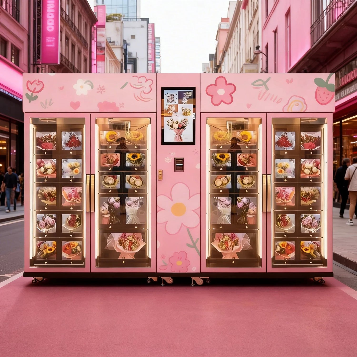 Combo Flower Vending Machine