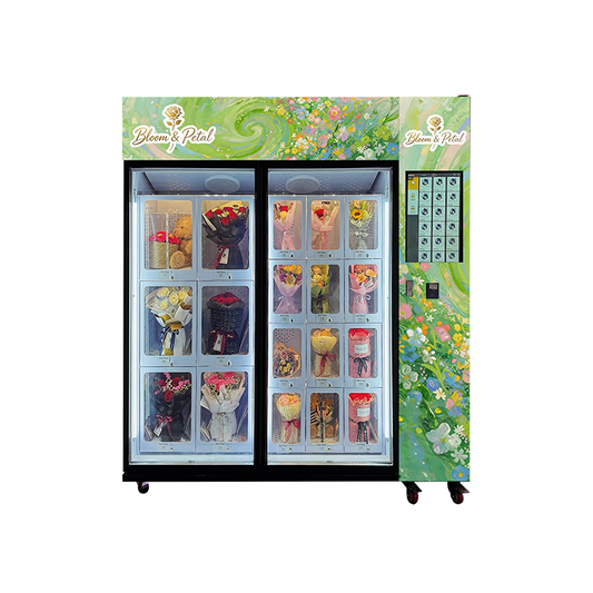 Refrigerated Flowers Lockers Vending Machine | Keep Bouquets Fresh 24/7