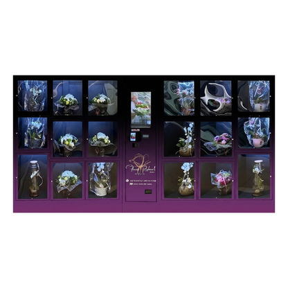 Modular Flower Vending Machine with Large Refrigerated Compartments