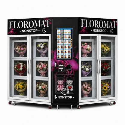 WEIMI Bloom & Gift Station - Twin-Cabinet Flower Vending System