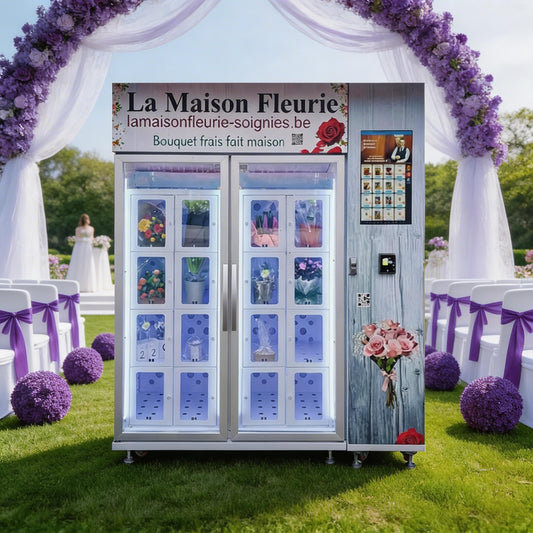 WEIMI Smart Flower Lockers Vending Machine | Perfect 24/7 Floral Solution for Weddings & Events