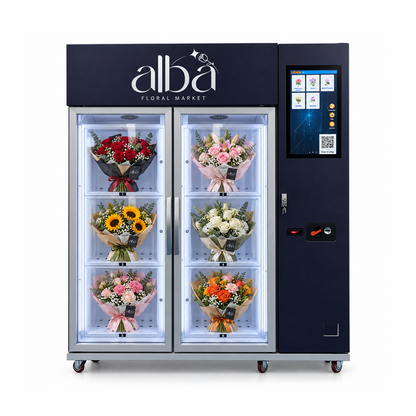 WEIMI Six-Compartment Flower Locker Vending Machine with Touchscreen