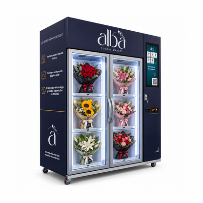WEIMI Six-Compartment Flower Locker Vending Machine with Touchscreen