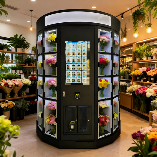 Flower Vending Machine with R290 Efficient & Green Gas with 32 inch HD Touch Screen