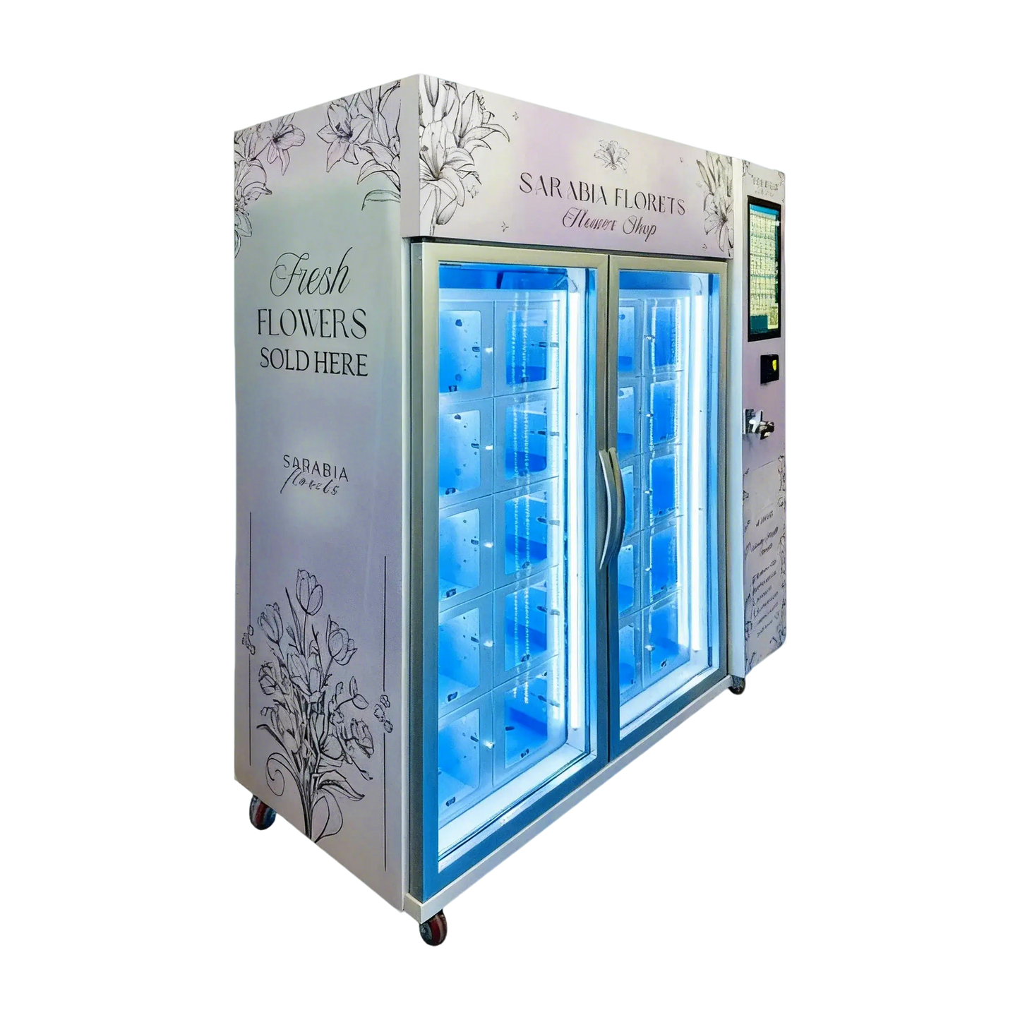 Flowers Lockers Vending Machine | 24/7 Automated Flower Retail Business