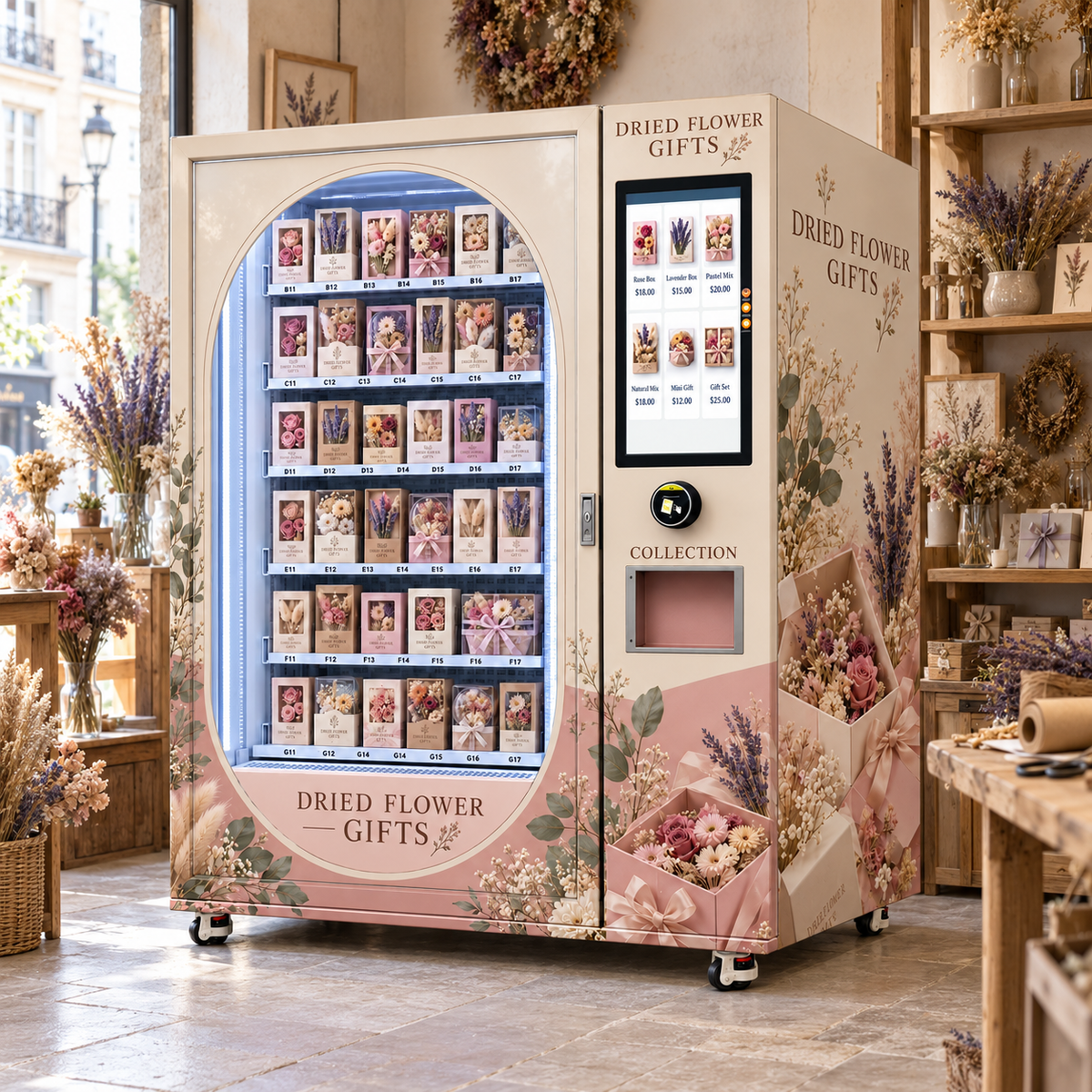 WEIMI Everlasting Atelier - Dried Flower Gift Vending Machine