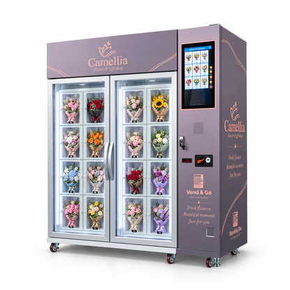 WEIMI 16-Compartment Refrigerated Bouquet Locker Vending Machine
