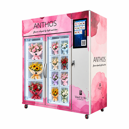 WEIMI 11-Compartment Flower Vending Machine with Mixed-Size Lockers