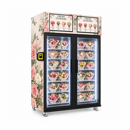 WEIMI BloomSense AI - Grab-and-Go Flower Vending Fridge
