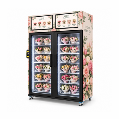 WEIMI BloomSense AI - Grab-and-Go Flower Vending Fridge