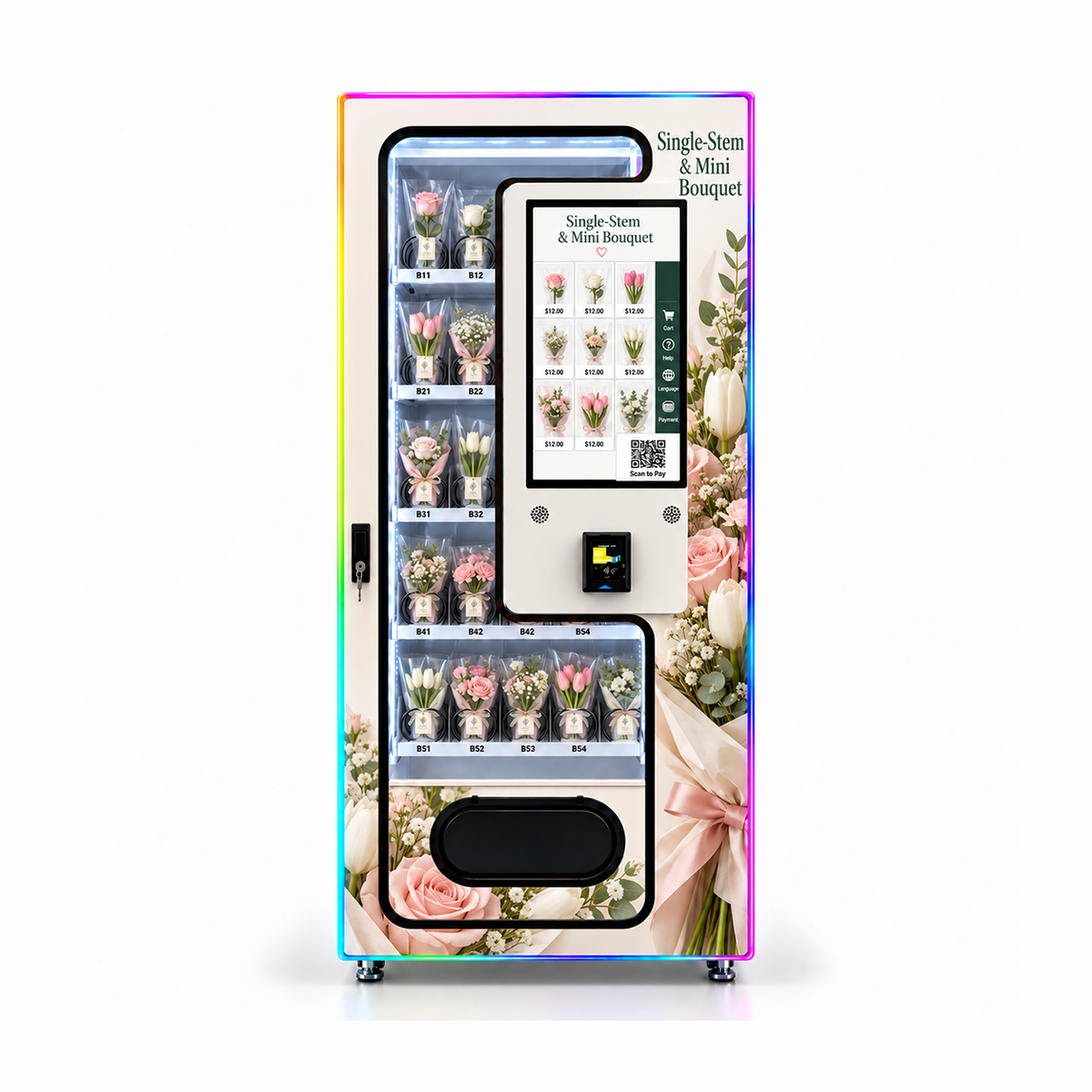 WEIMI Petite Petals - Single-Stem & Mini Bouquet Vending Machine