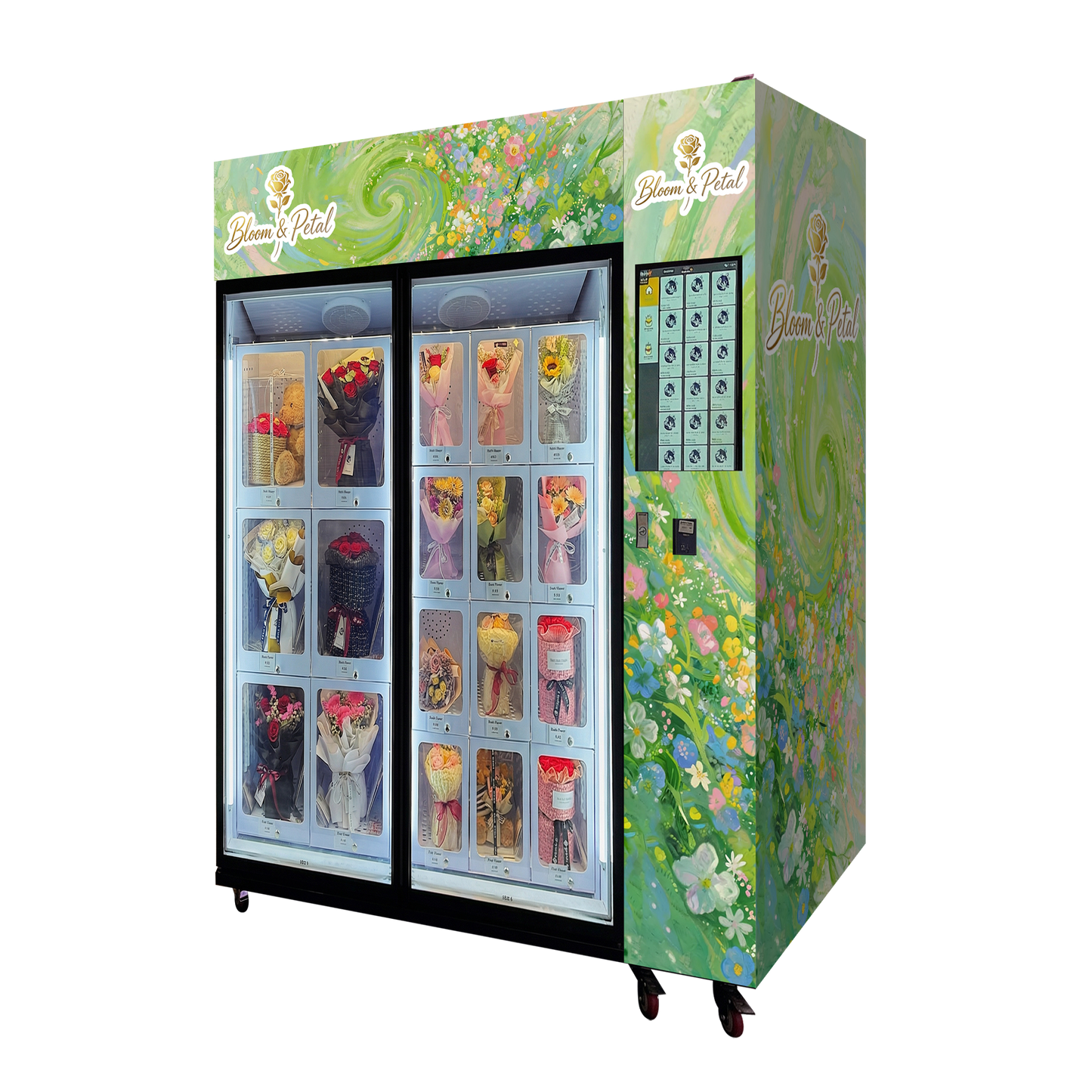 Refrigerated Flowers Lockers Vending Machine | Keep Bouquets Fresh 24/7