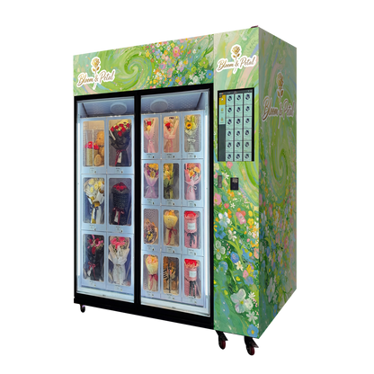 Refrigerated Flowers Lockers Vending Machine | Keep Bouquets Fresh 24/7