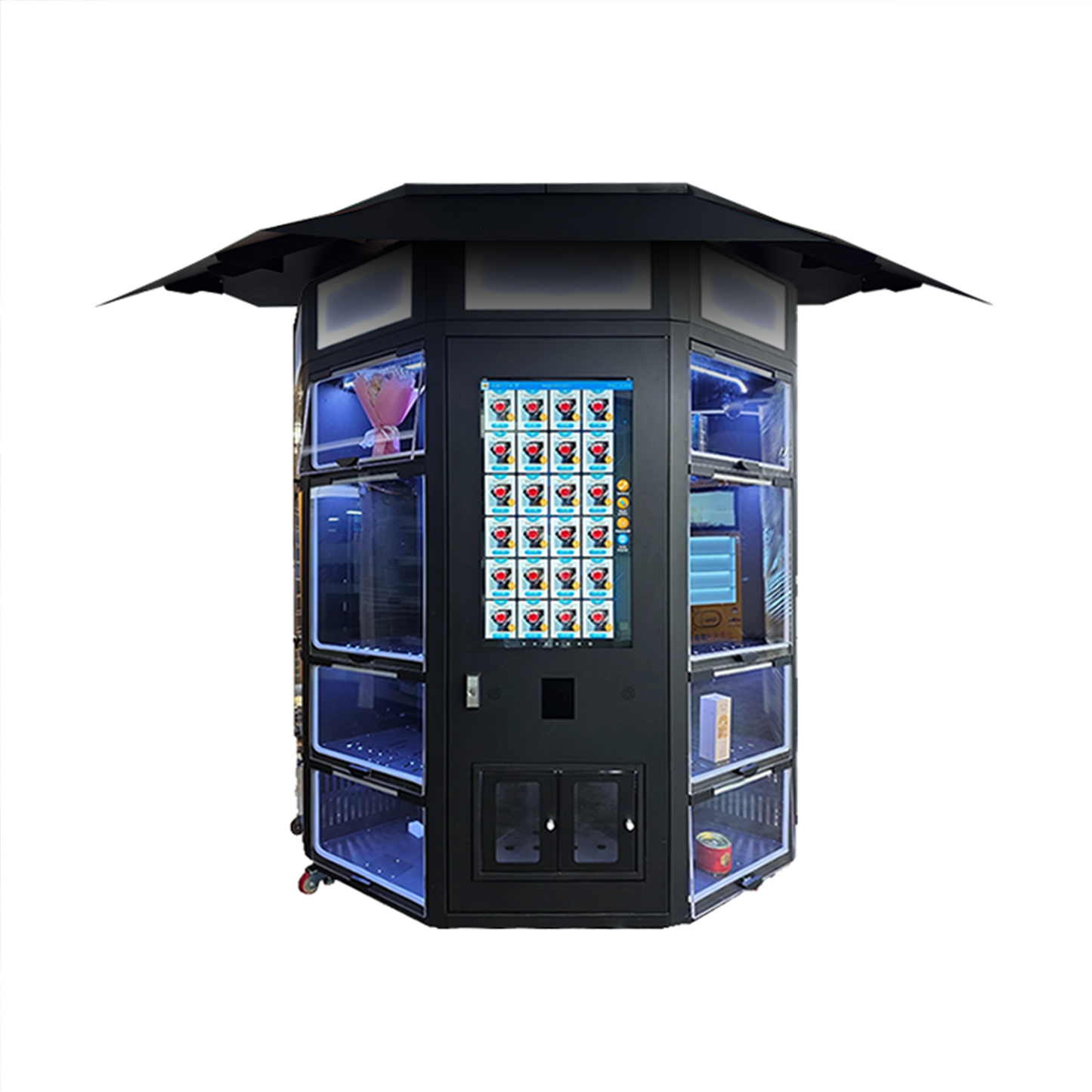 Refrigerated Fresh Flower Vending Machine for festival flowers