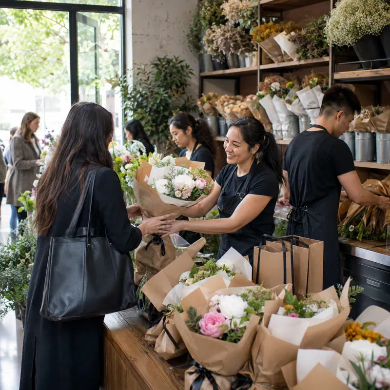 WEIMI smart flower pickup locker hub for florist pre-orders