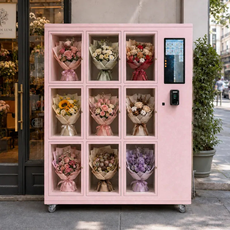 WEIMI smart flower pickup locker for secure bouquet collection and order handoff